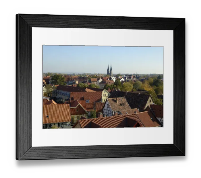Framed Print : UNESCO World Heritage Site, Quedlinburg, Germany, Saxony-Anhalt Framed Print : UNESCO World Heritage Site, Quedlinburg, Germany, Saxony-Anhalt