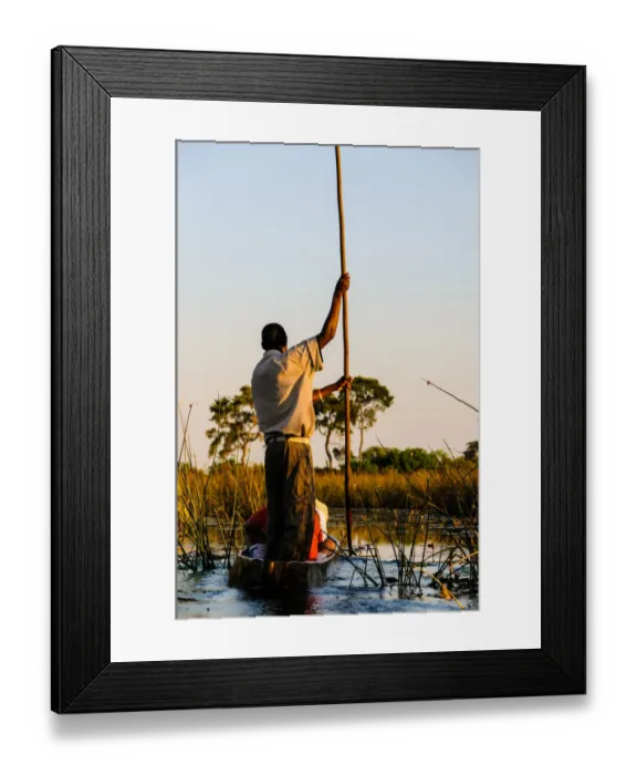 Framed Print : Navigating the Delta Framed Print : Navigating the Delta