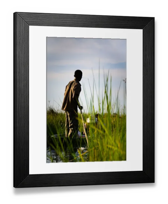 Framed Print : Navigating the Delta Framed Print : Navigating the Delta