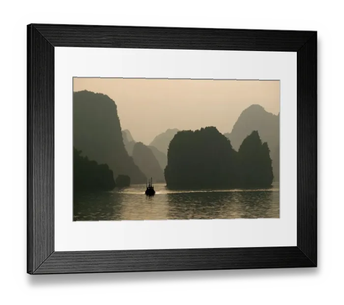 Framed Print : Morning Light over Halong Bay Framed Print : Morning Light over Halong Bay