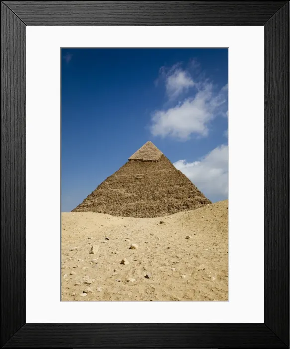 Framed Print : the Pyramid of Khafre Framed Print : the Pyramid of Khafre