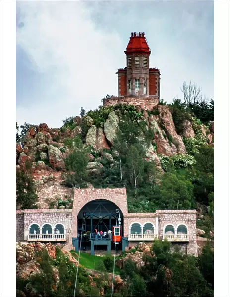 Zacatecas, teleferico system on the Bufa mountain is an old Aerial Tram and dates