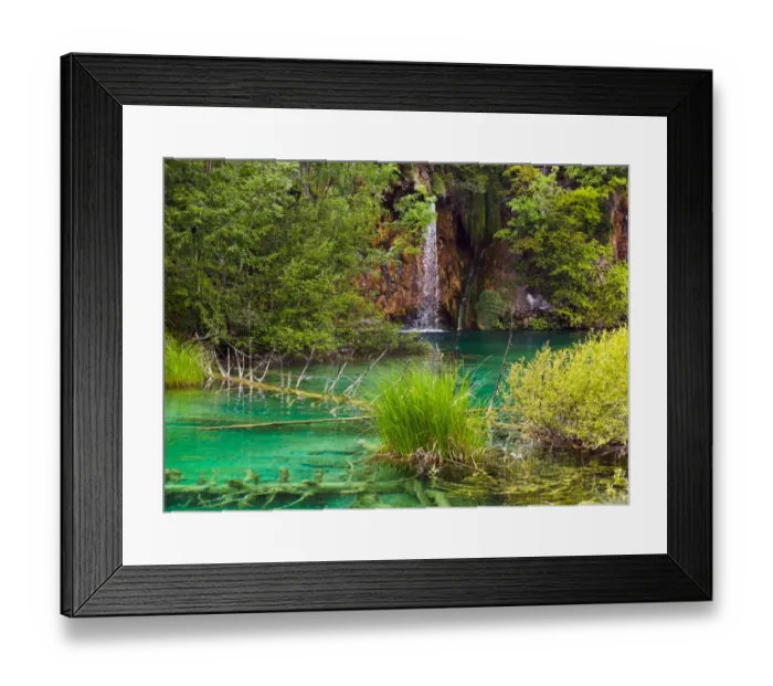 Framed Print : Plitvice lakes in Croatia Framed Print : Plitvice lakes in Croatia