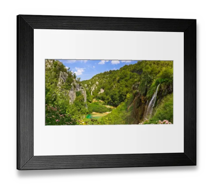 Framed Print : Plitvice lakes in Croatia Framed Print : Plitvice lakes in Croatia