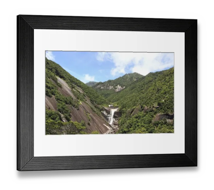 Framed Print : Senpiro falls on Yakushima UNESCO Island Framed Print : Senpiro falls on Yakushima UNESCO Island