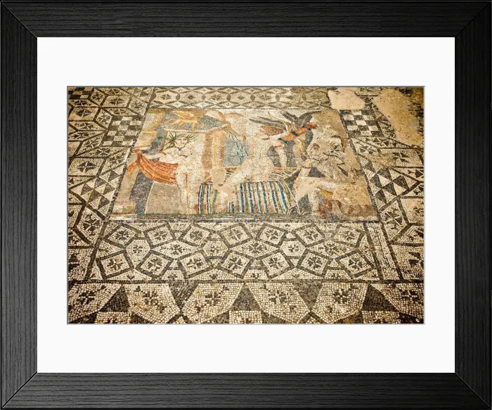 Framed Print : Roman mosaics of Volubilis