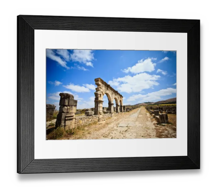 Framed Print : Roman ruins Volubilis Framed Print : Roman ruins Volubilis