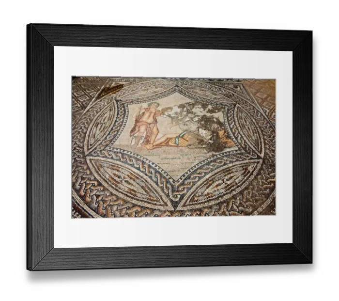 Framed Print : Roman mosaics at Volubilis
