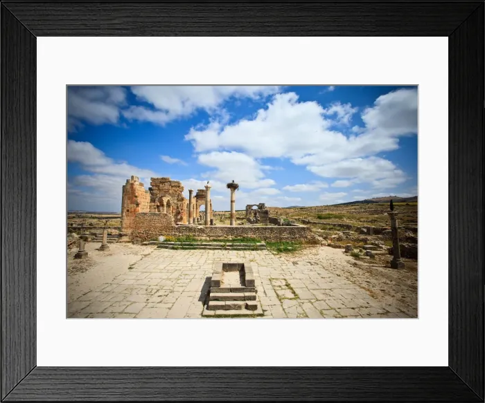 Framed Print : Basilica at Volubilis Framed Print : Basilica at Volubilis