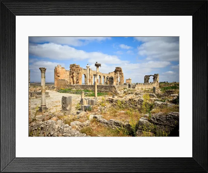 Framed Print : The basilica at Volubilis
