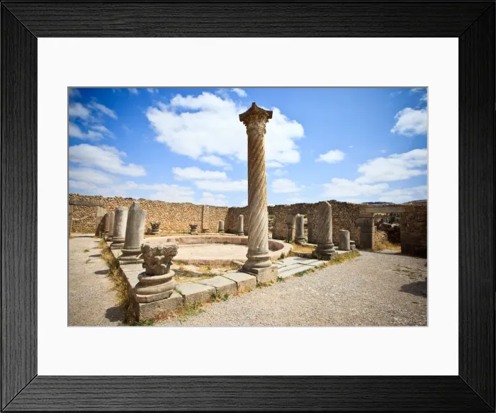 Framed Print : Roman ruins Volubilis Framed Print : Roman ruins Volubilis