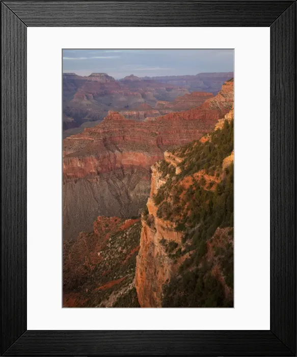 Framed Print : Grand Canyon, Yavapai Point at Dusk Framed Print : Grand Canyon, Yavapai Point at Dusk