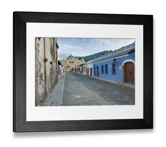 Framed Print : Street in La Antigua Guatemala, Antigua Guatemala, Sacatepequez, Guatemala, Latin America Framed Print : Street in La Antigua Guatemala, Antigua Guatemala, Sacatepequez, Guatemala, Latin America