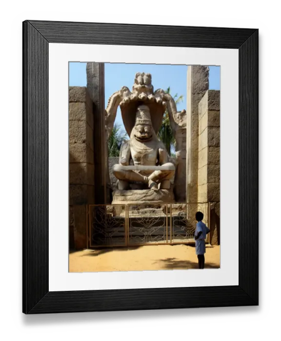 Framed Print : Lakshmi Narasimha Hampi Framed Print : Lakshmi Narasimha Hampi