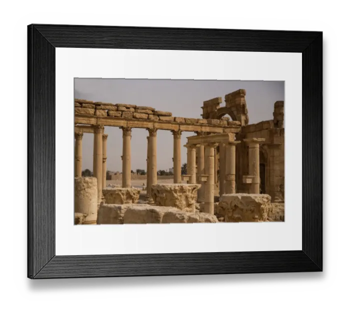 Framed Print : Decumanus Maximus, Palmyra Framed Print : Decumanus Maximus, Palmyra
