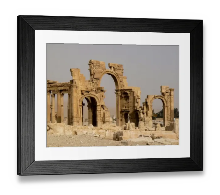 Framed Print : The triumphal Arch, Palmyra Framed Print : The triumphal Arch, Palmyra