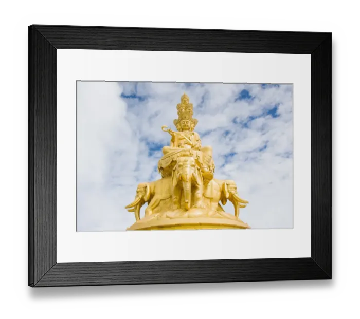 Framed Print : Golden summit temple, EMeiShan, SiChuan, China Framed Print : Golden summit temple, EMeiShan, SiChuan, China