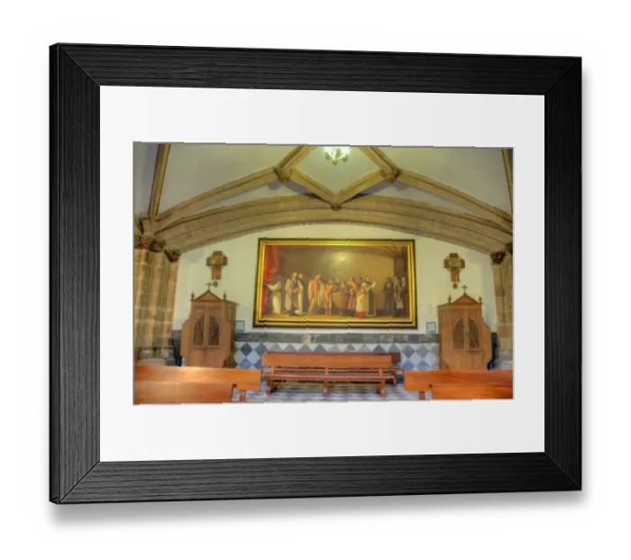 Framed Print : Interior of The Monastery of Santa MarAia de Guadalupe Framed Print : Interior of The Monastery of Santa MarAia de Guadalupe
