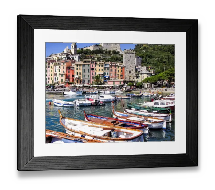 Framed Print : The Porto Venere harbor, Italy Framed Print : The Porto Venere harbor, Italy