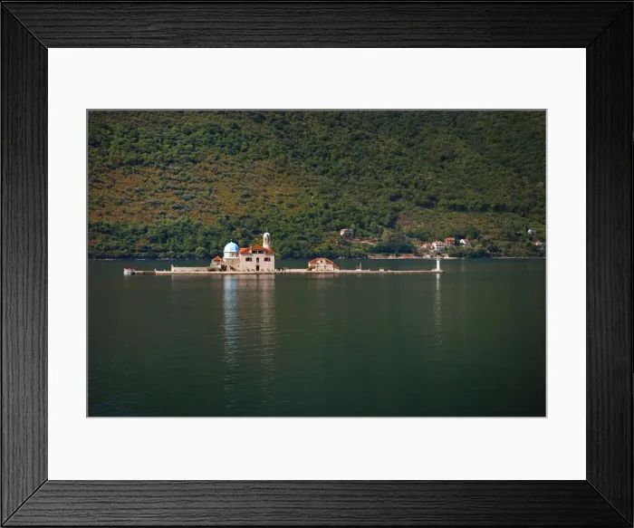 Framed Print : Church of Our Lady of the Rocks Framed Print : Church of Our Lady of the Rocks