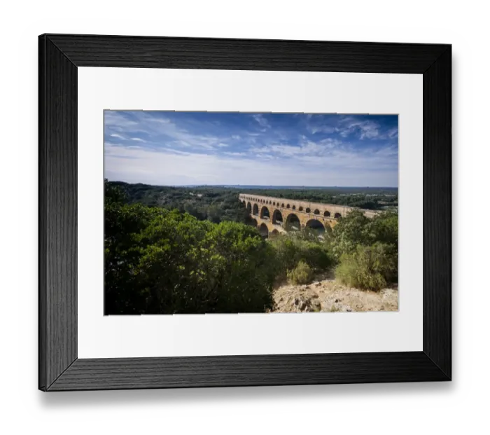 Framed Print : Grandeur at le Pont du Gard Framed Print : Grandeur at le Pont du Gard