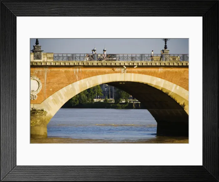 Framed Print : Arch bridge across a river, Pont De Pierre, Garonne River, Bordeaux, Aquitaine, France Framed Print : Arch bridge across a river, Pont De Pierre, Garonne River, Bordeaux, Aquitaine, France