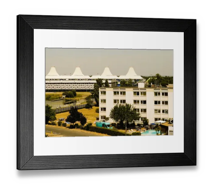 Framed Print : High angle view of a hotel in a city, Bordeaux Lake, Bordeaux, Aquitaine, France Framed Print : High angle view of a hotel in a city, Bordeaux Lake, Bordeaux, Aquitaine, France