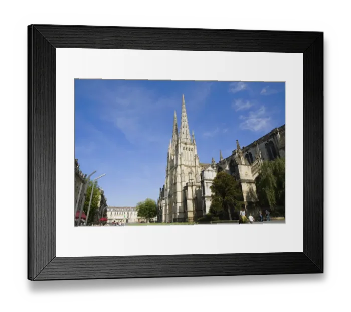 Framed Print : Low angle view of a church, St. Andre Cathedral, Bordeaux, Aquitaine, France Framed Print : Low angle view of a church, St. Andre Cathedral, Bordeaux, Aquitaine, France
