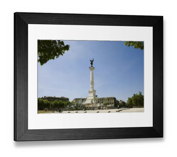 Framed Print : Low angle view of a monument, Fontaine Des Quinconces, Monument Aux Girondins, Bordeaux, Aquitaine, France Framed Print : Low angle view of a monument, Fontaine Des Quinconces, Monument Aux Girondins, Bordeaux, Aquitaine, France