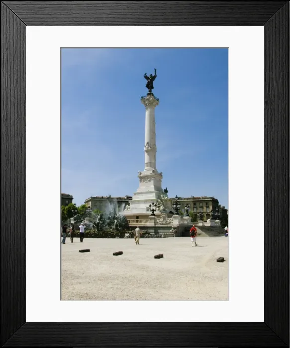 Framed Print : Low angle view of a statue, La Fontaine Des Quinconces, Monument Aux Girondins, Bordeaux, Aquitaine, France Framed Print : Low angle view of a statue, La Fontaine Des Quinconces, Monument Aux Girondins, Bordeaux, Aquitaine, France