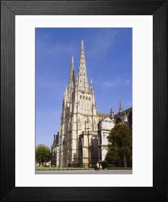 Framed Print : Low angle view of a church, St. Andre Cathedral, Bordeaux, Aquitaine, France Framed Print : Low angle view of a church, St. Andre Cathedral, Bordeaux, Aquitaine, France