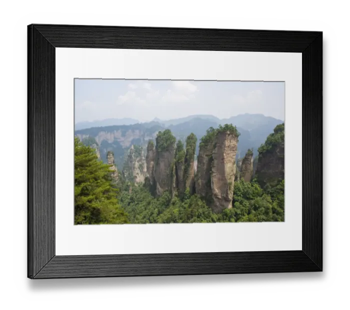 Framed Print : WuLingYuan, ZhangJiaJie, HuNan, China