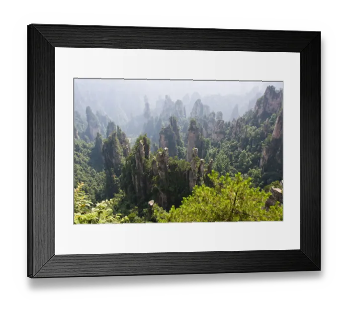Framed Print : WuLingYuan, ZhangJiaJie, HuNan, China