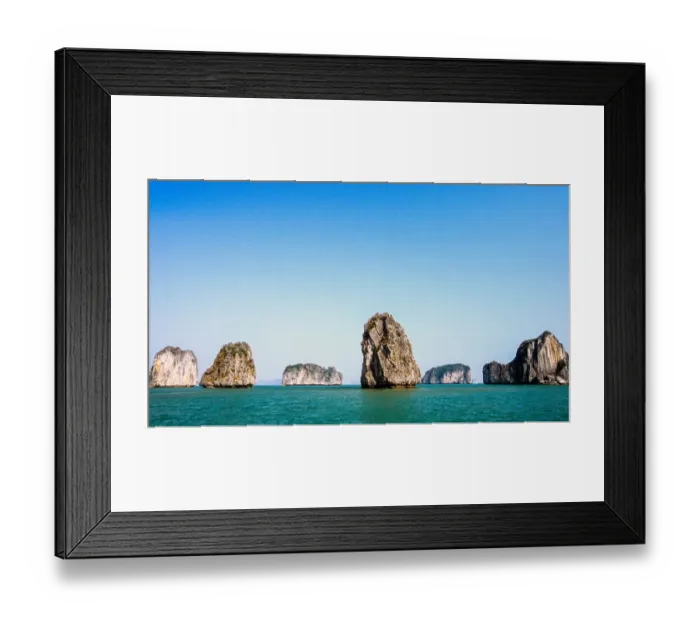 Framed Print : Morning in Ha Long Bay Framed Print : Morning in Ha Long Bay