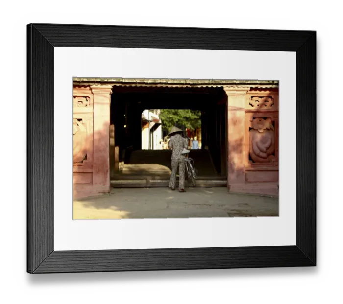 Framed Print : Entrance to Japanese Bridge Framed Print : Entrance to Japanese Bridge