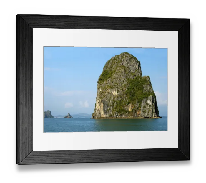 Framed Print : Limestone monolithic island of Halong Bay, UNESCO world heritage, Vietnam Framed Print : Limestone monolithic island of Halong Bay, UNESCO world heritage, Vietnam