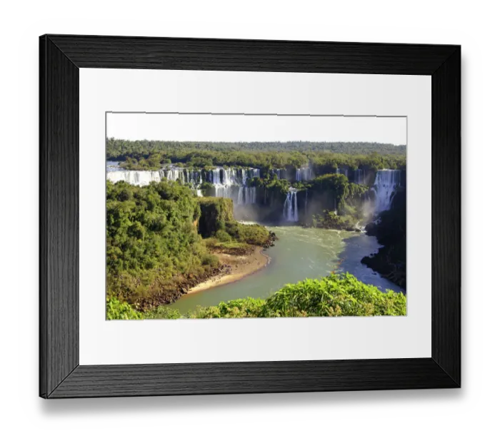 Framed Print : Iguazu Waterfalls Argentina Brazil Framed Print : Iguazu Waterfalls Argentina Brazil