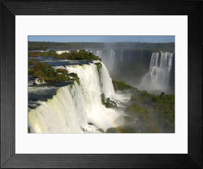 Framed Print : Iguazu Waterfalls Argentina Brazil Framed Print : Iguazu Waterfalls Argentina Brazil