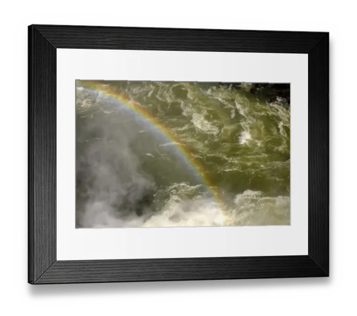 Framed Print : Rainbow at the I guazu Waterfalls Argentina Brazil Framed Print : Rainbow at the I guazu Waterfalls Argentina Brazil