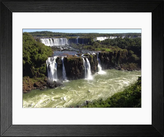 Framed Print : Iguazu Waterfalls Argentina Brazil Framed Print : Iguazu Waterfalls Argentina Brazil