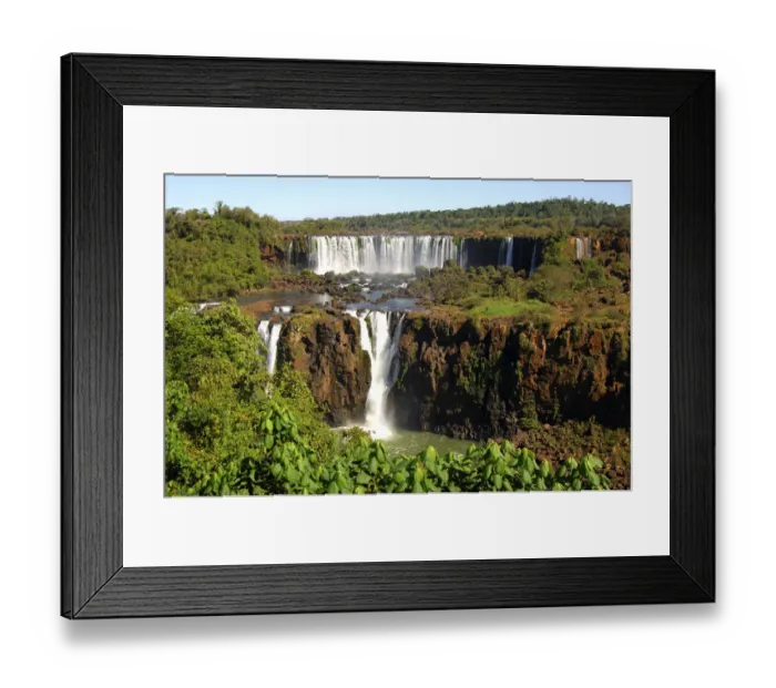 Framed Print : Cascades Iguazu Waterfalls Argentina Brazil Framed Print : Cascades Iguazu Waterfalls Argentina Brazil
