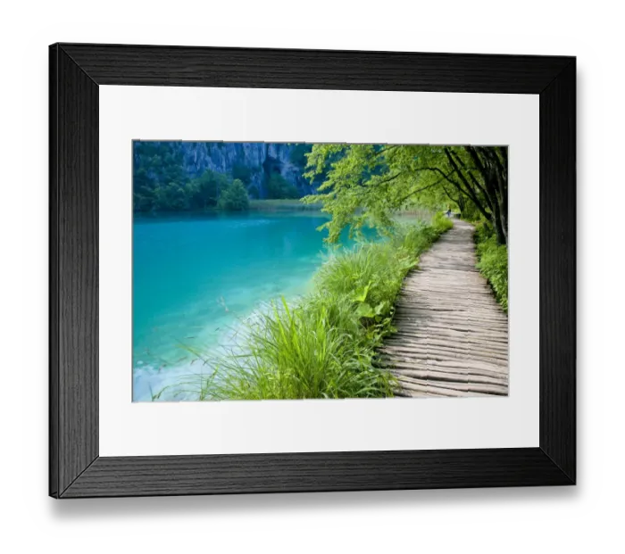 Framed Print : National park Plitvicer lakes, Lika-Senj, Croatia Framed Print : National park Plitvicer lakes, Lika-Senj, Croatia