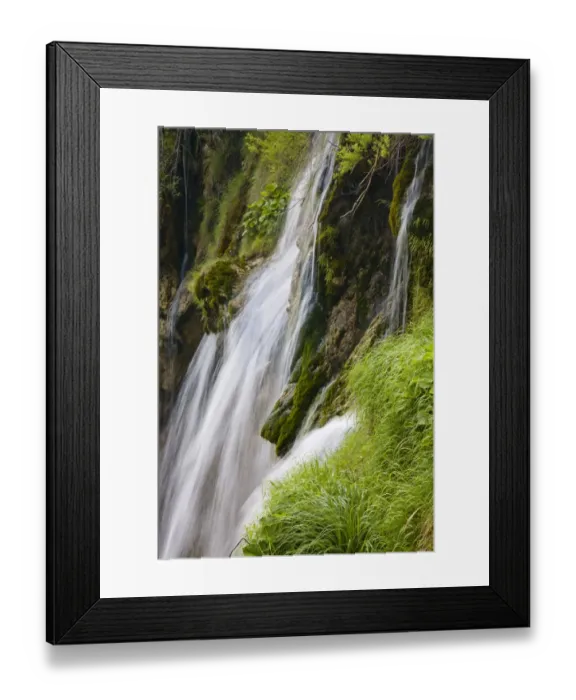 Framed Print : Waterfall, national park Plitvicer lakes, Lika-Senj, Croatia Framed Print : Waterfall, national park Plitvicer lakes, Lika-Senj, Croatia