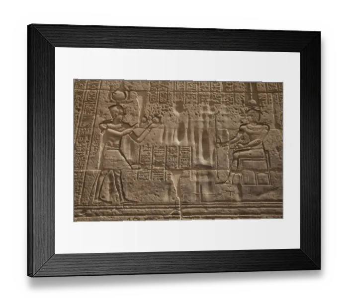 Framed Print : stone carving at the Temple of Philae Framed Print : stone carving at the Temple of Philae