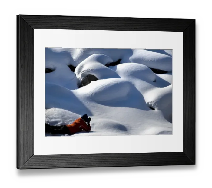 Framed Print : Female photographer, Jasper National Park, Alberta, Canada Framed Print : Female photographer, Jasper National Park, Alberta, Canada