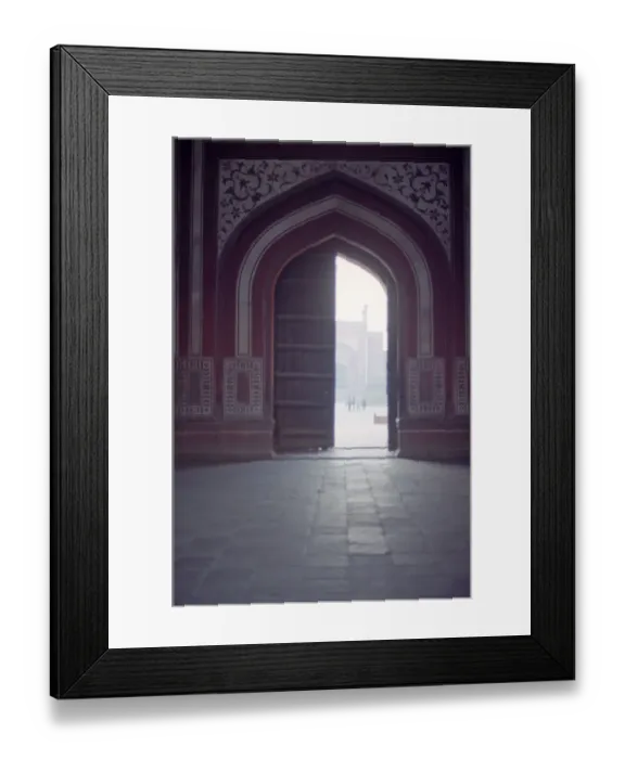 Framed Print : India, Agra, Arch in Agra fort Framed Print : India, Agra, Arch in Agra fort