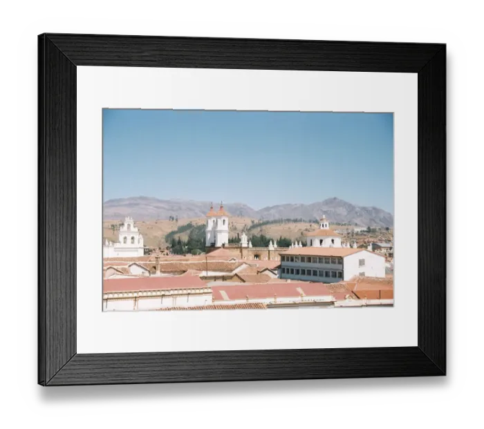 Framed Print : Historic Center of Sucre, Bolivia