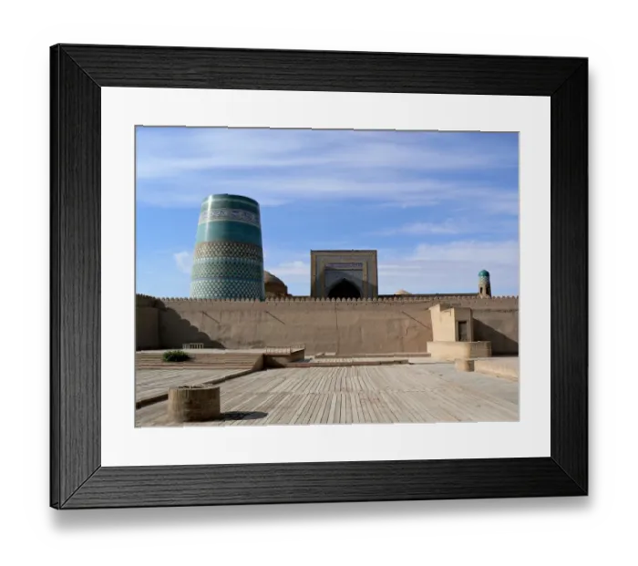 Framed Print : The city of Khiva in Uzbekistan Framed Print : The city of Khiva in Uzbekistan