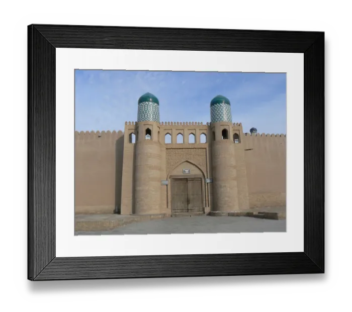 Framed Print : The city of Khiva in Uzbekistan Framed Print : The city of Khiva in Uzbekistan