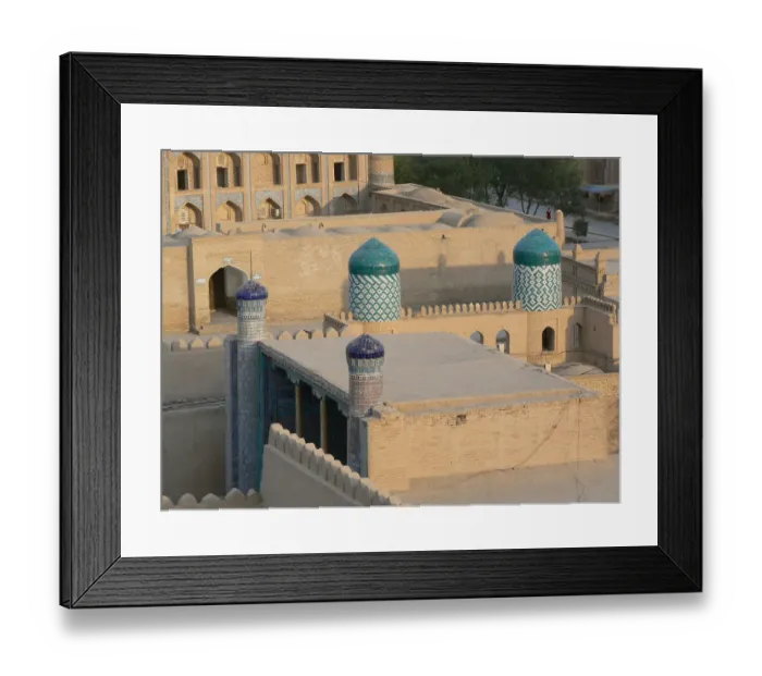 Framed Print : The city of Khiva in Uzbekistan